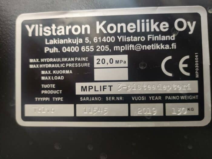 Mekaaninen pikakiinnike, Volvo-sovite - Image 3