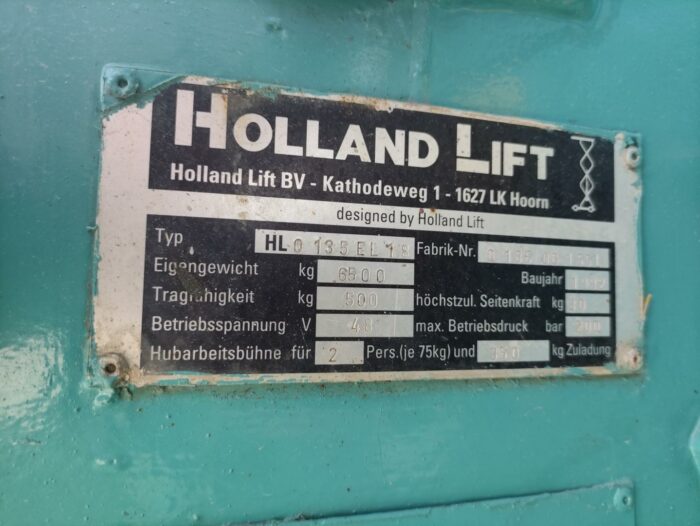 Holland lift Q-135EL18 akkukäyttöinen saksilavanostin - Image 10