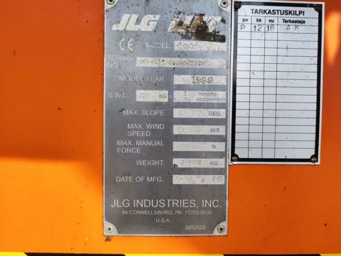 JLG 450AJ 4WD kuukulkija - Image 22