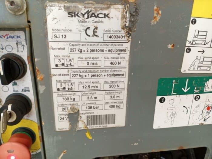 Skyjack SJ12 teleskooppipuominostin - Image 7