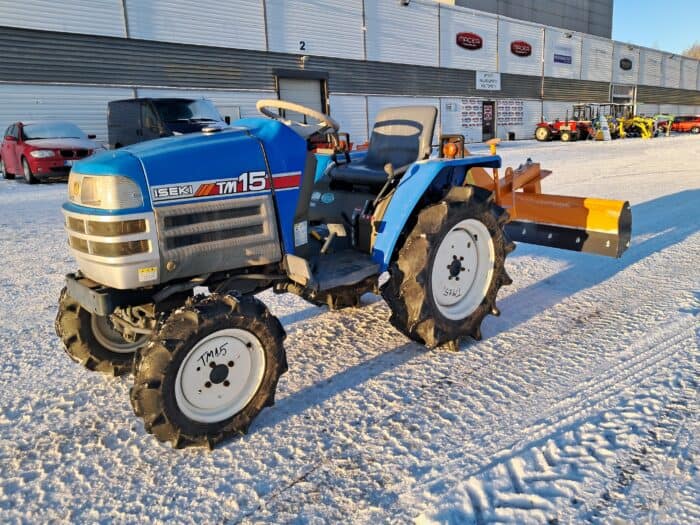 Iseki TM15 4WD traktori ja 1400 mm takalana - Image 4