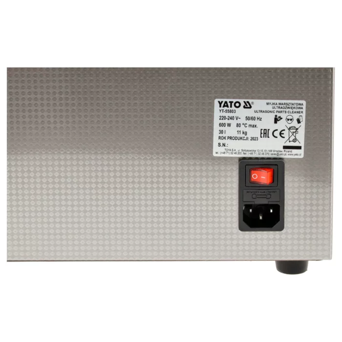 Ultraäänipesuri 30 L, Yato - Image 8