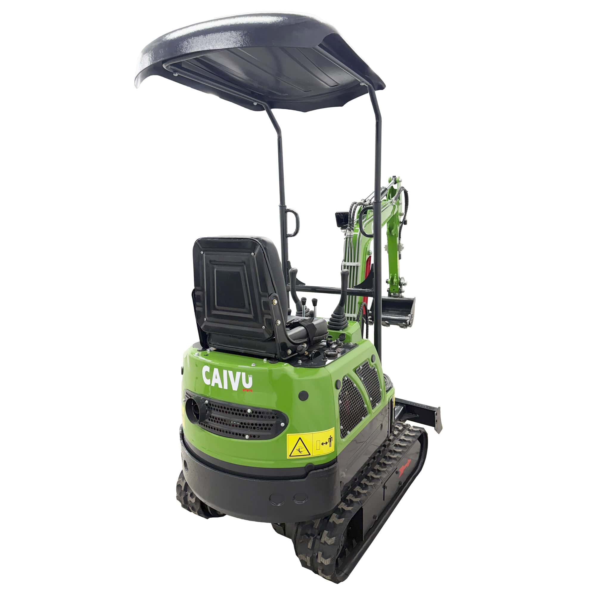 Minikaivuri kumiteloilla 1,2 t, Caivu HFT10 - Image 9