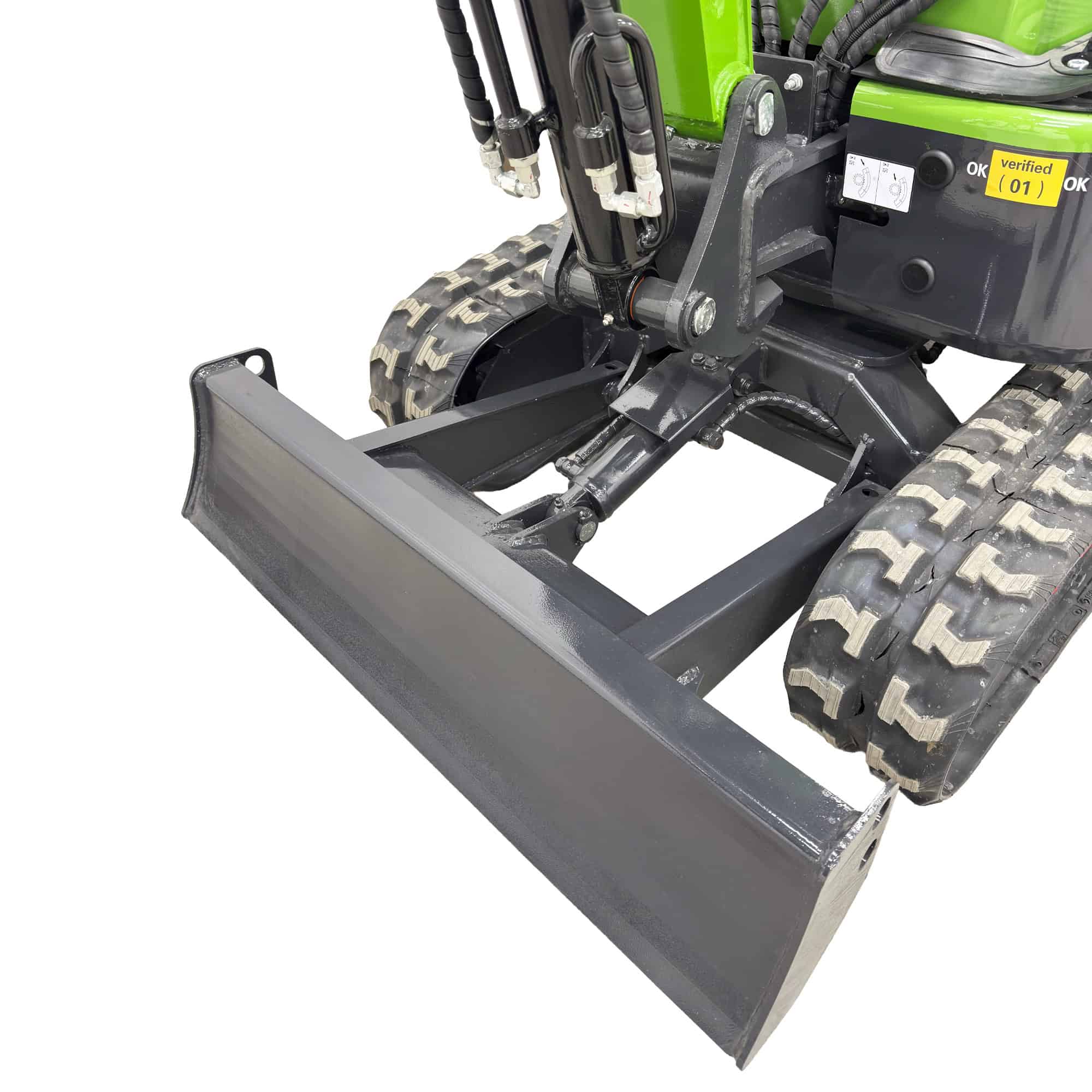 Minikaivuri kumiteloilla 1,2 t, Caivu HFT10 - Image 16