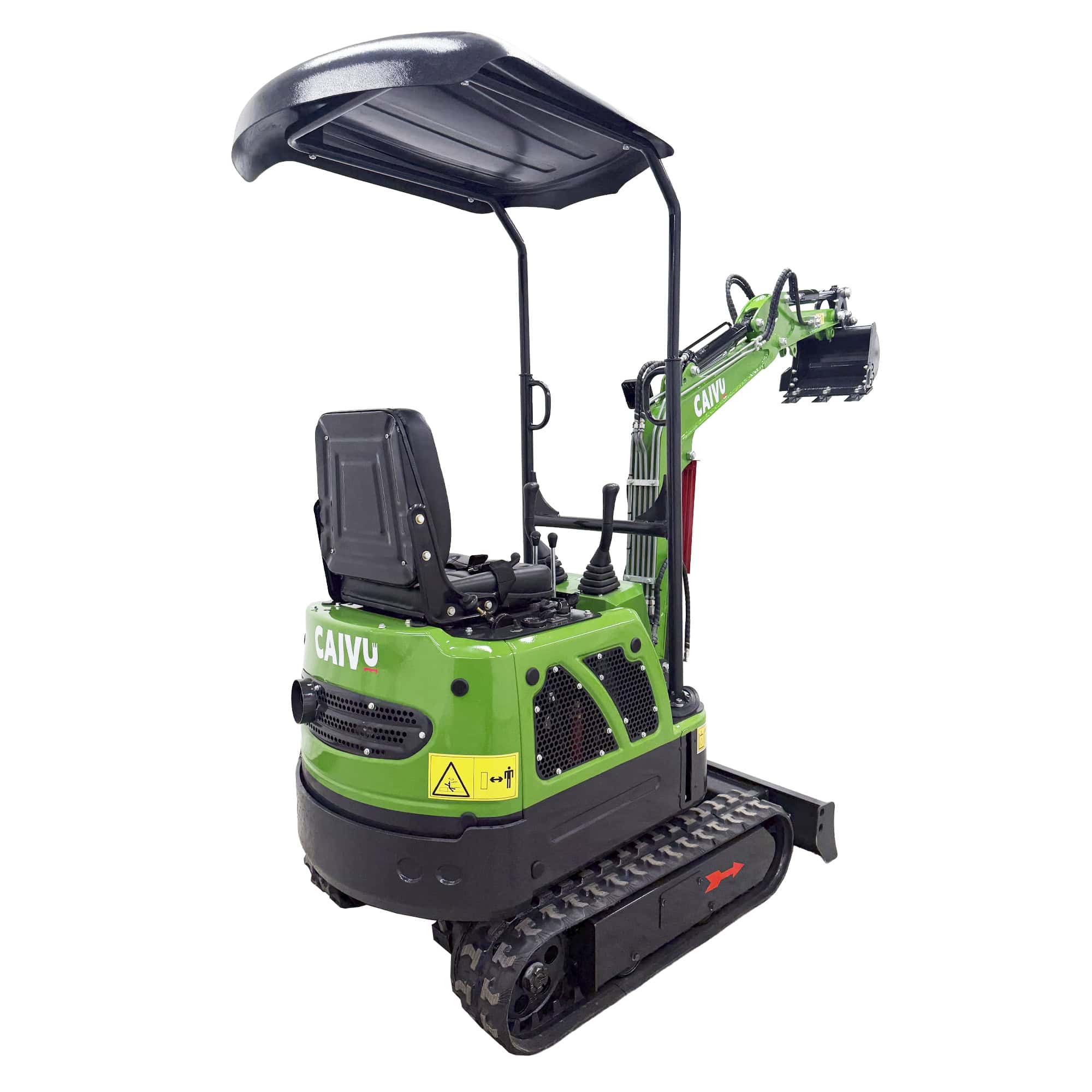 Minikaivuri kumiteloilla 1,2 t, Caivu HFT10 - Image 8