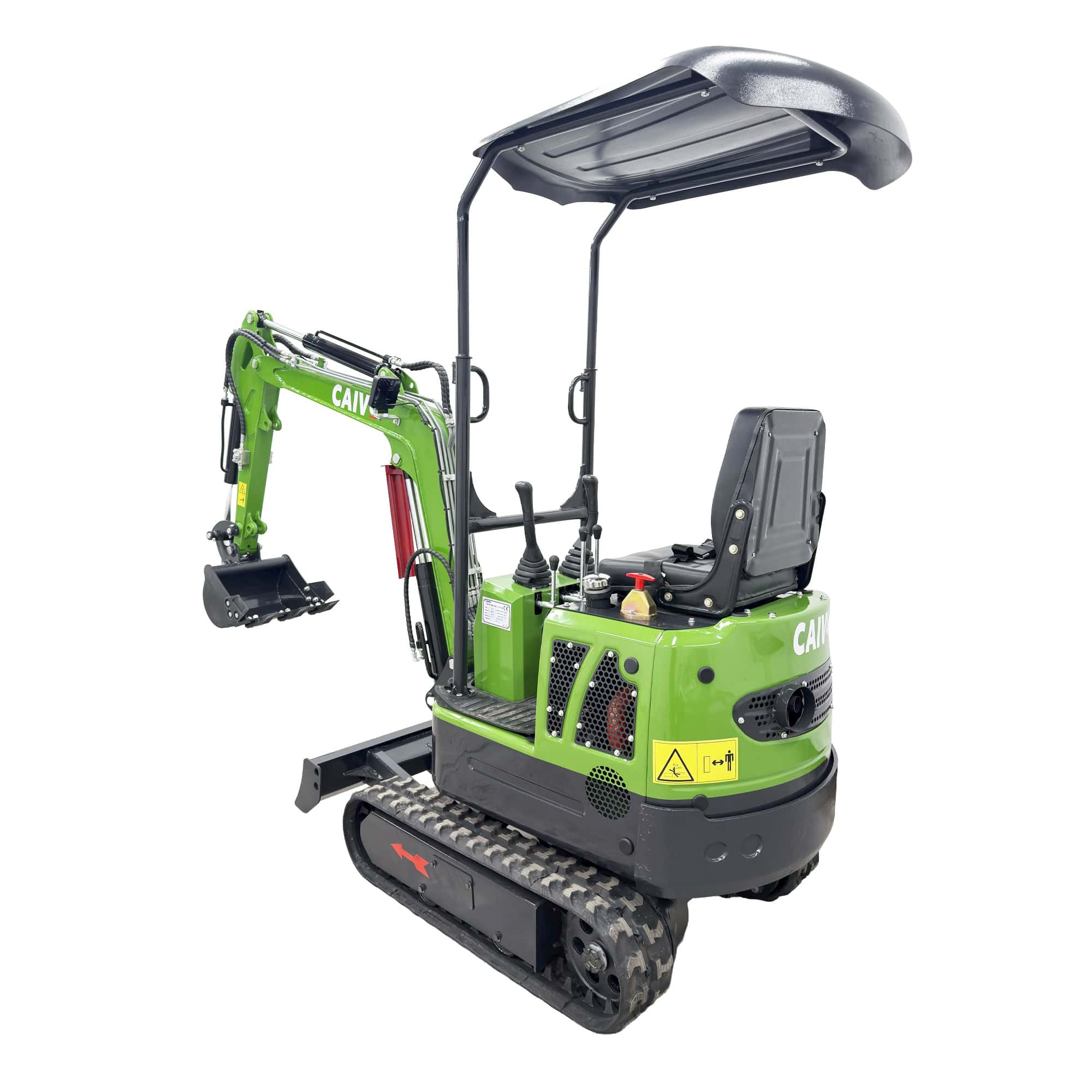 Minikaivuri kumiteloilla 1,2 t, Caivu HFT10 - Image 13