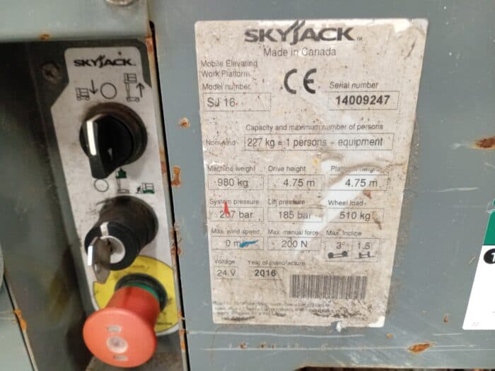 Skyjack SJ16 teleskooppipuominostin, Katsastettu! - Image 9