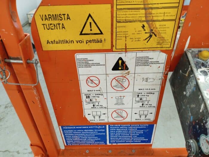 JLG 2033E saksilavanostin Katsastettu! - Image 16