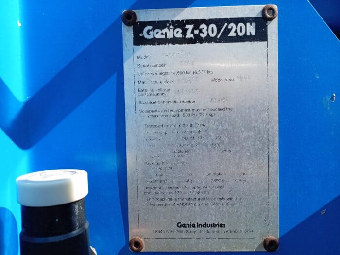 Genie Z30N akkukäyttöinen kuukulkija - Image 11