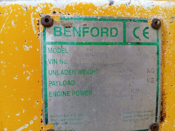 Benford 3000 2BDP,  3 t,  Dumpperi - Image 14