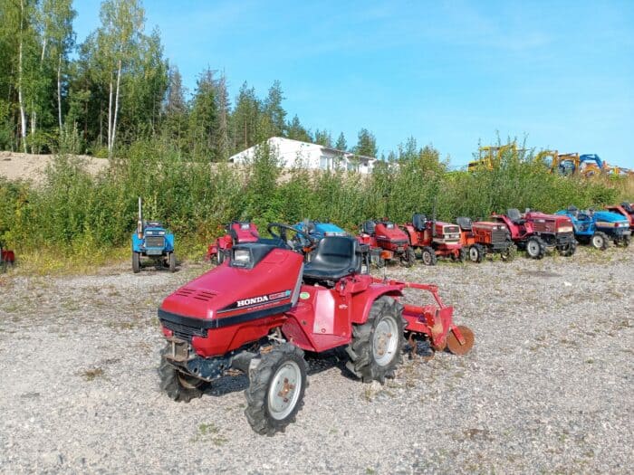 Honda Might 13 4WD traktori, maamuokkaimella - Image 7