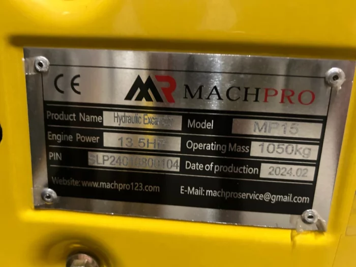 Minikaivuri Machpro MP15 (Esittelykappale) - Image 9