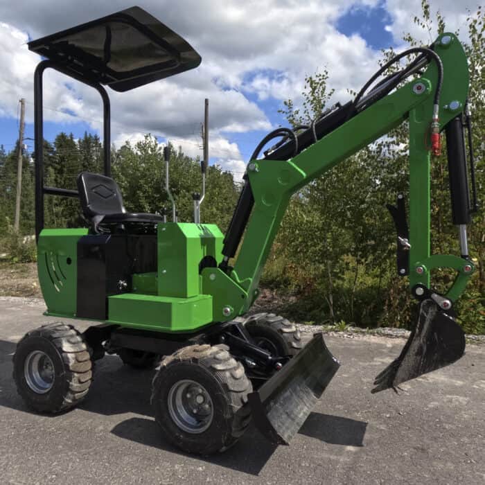 Minikaivuri pyörillä 0.7 t, bensa, Caivu HFT7 - Image 16