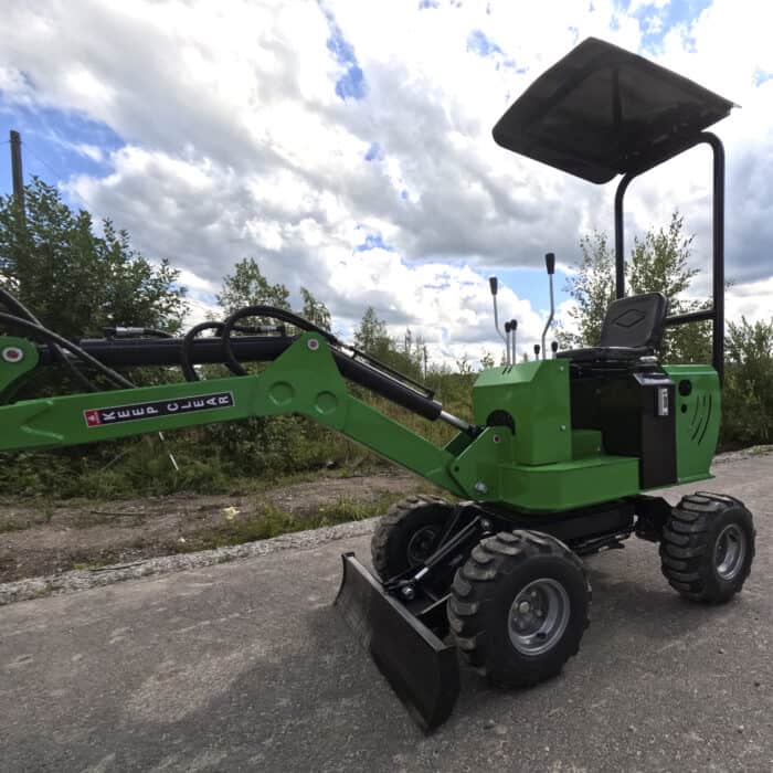 Minikaivuri pyörillä 0.7 t, bensa, Caivu HFT7 - Image 11