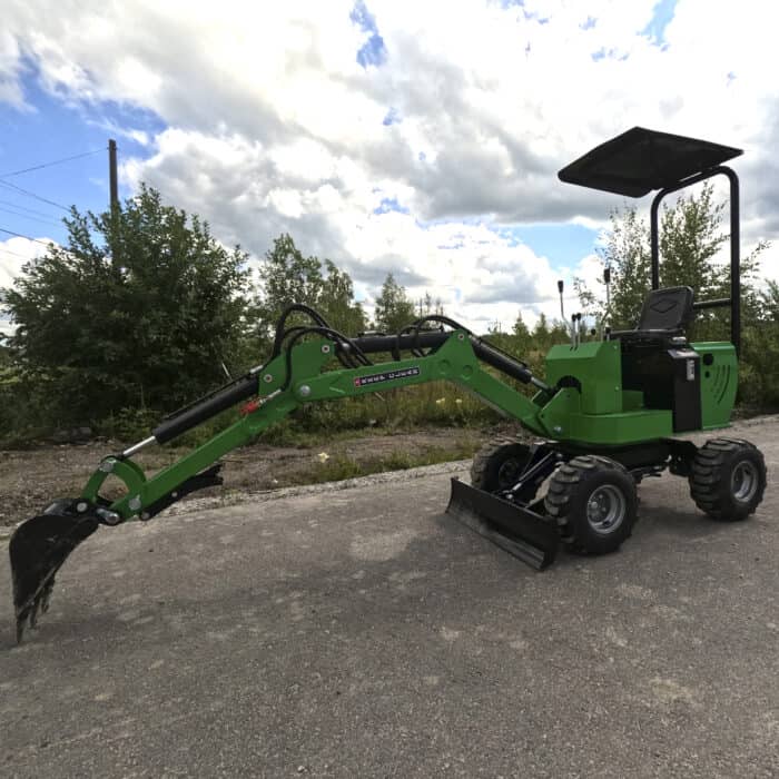 Minikaivuri pyörillä 0.7 t, bensa, Caivu HFT7 - Image 10