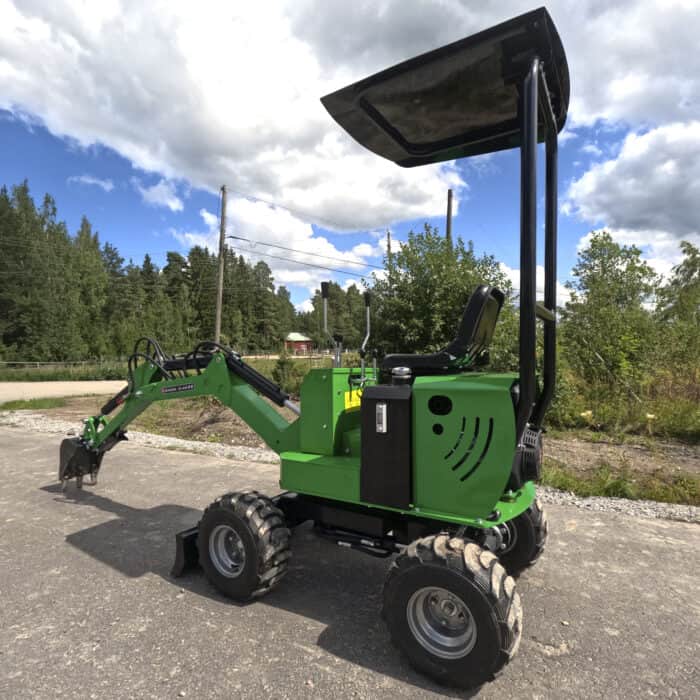 Minikaivuri pyörillä 0.7 t, bensa, Caivu HFT7 - Image 13