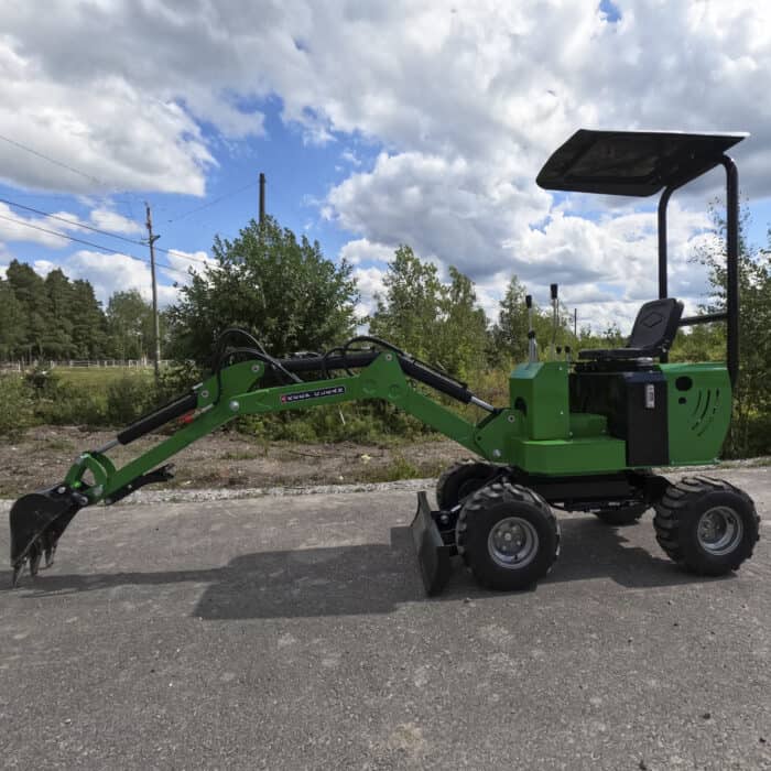 Minikaivuri pyörillä 0.7 t, bensa, Caivu HFT7 - Image 12