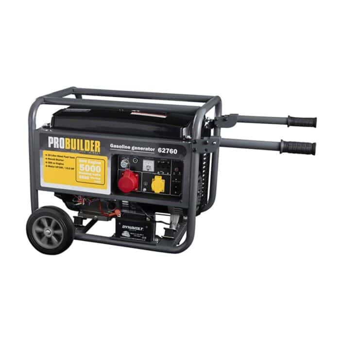 Aggregaatti bensiinikäyttöinen 5500W, 4-tahti, Probuilder - Image 2