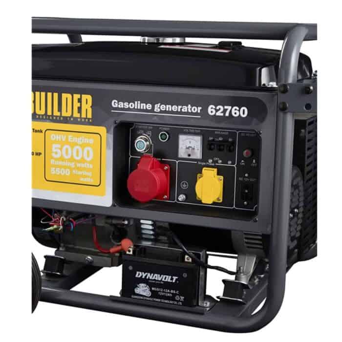 Aggregaatti bensiinikäyttöinen 5500W, 4-tahti, Probuilder - Image 4