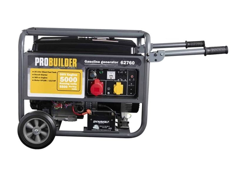 Aggregaatti bensiinikäyttöinen 5500W, 4-tahti, Probuilder