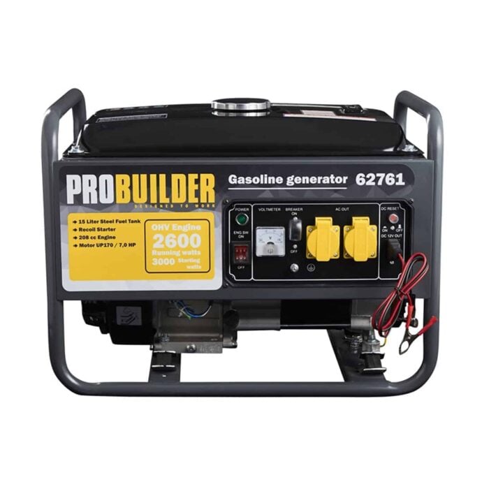 Aggregaatti bensiinikäyttöinen 3000W, 4-tahti, ProBuilder