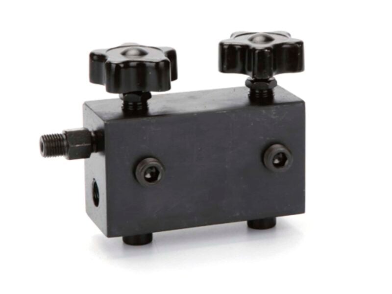 Hydrauliikan jakoventtiili 2-porttinen