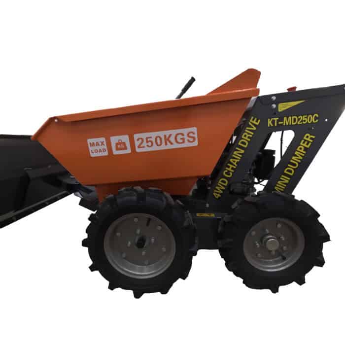 Minidumpperi 4x4, 250kg lumilevyllä, Konstant - Image 13