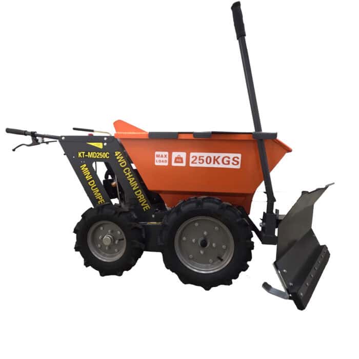 Minidumpperi 4x4, 250kg lumilevyllä, Konstant - Image 3