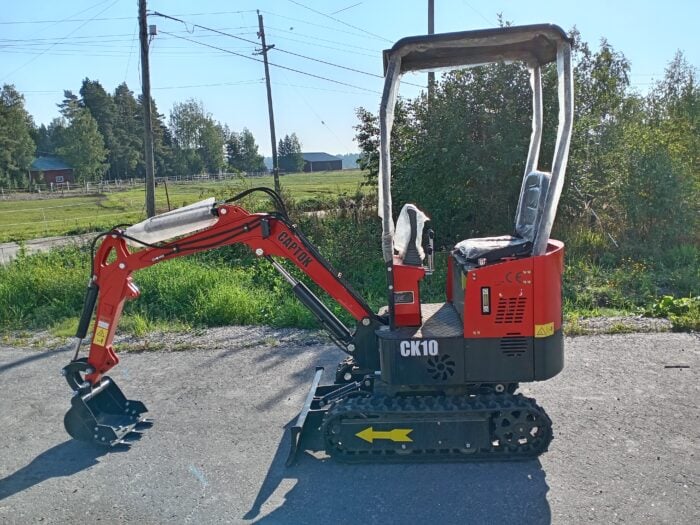 Captok CK10 minikaivuri