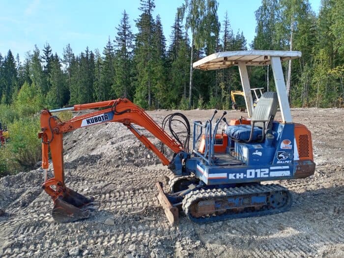 Kubota KH012 minikaivuri