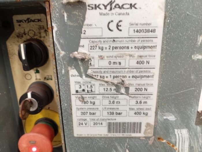 Skyjack SJ12 teleskooppipuominostin - Image 13