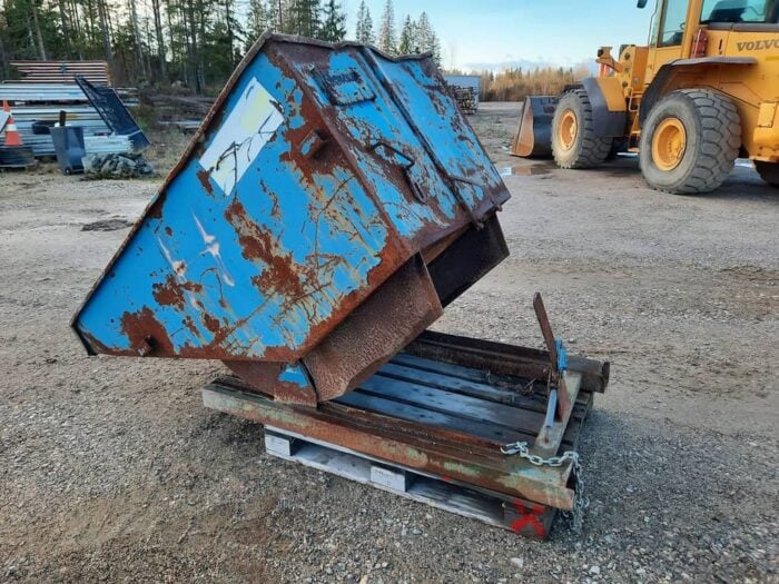 Kippava jätekuuppa 1200l