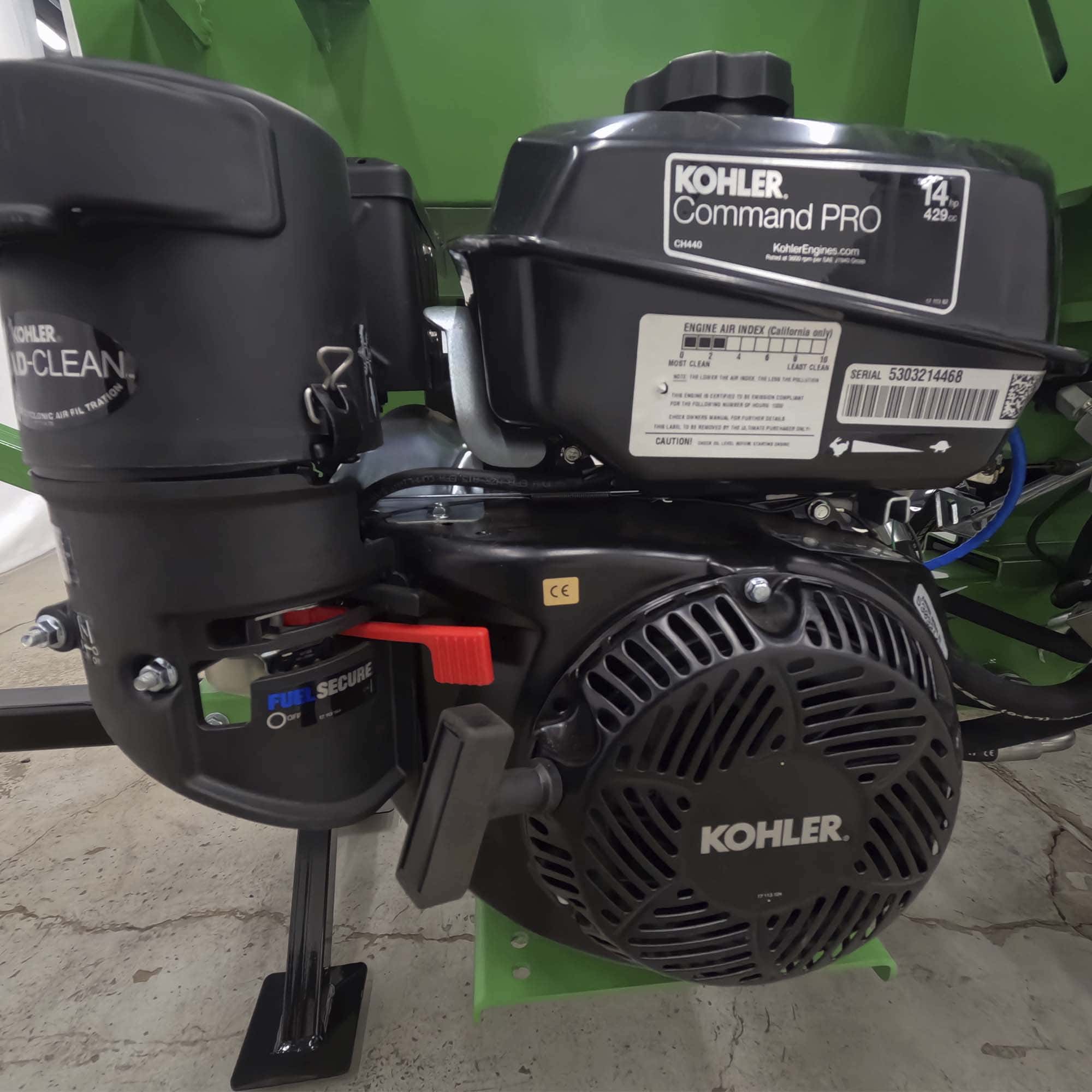 Klapikone 7 t / 14 hp bensiinikäyttöinen, Droma Wood - Image 9