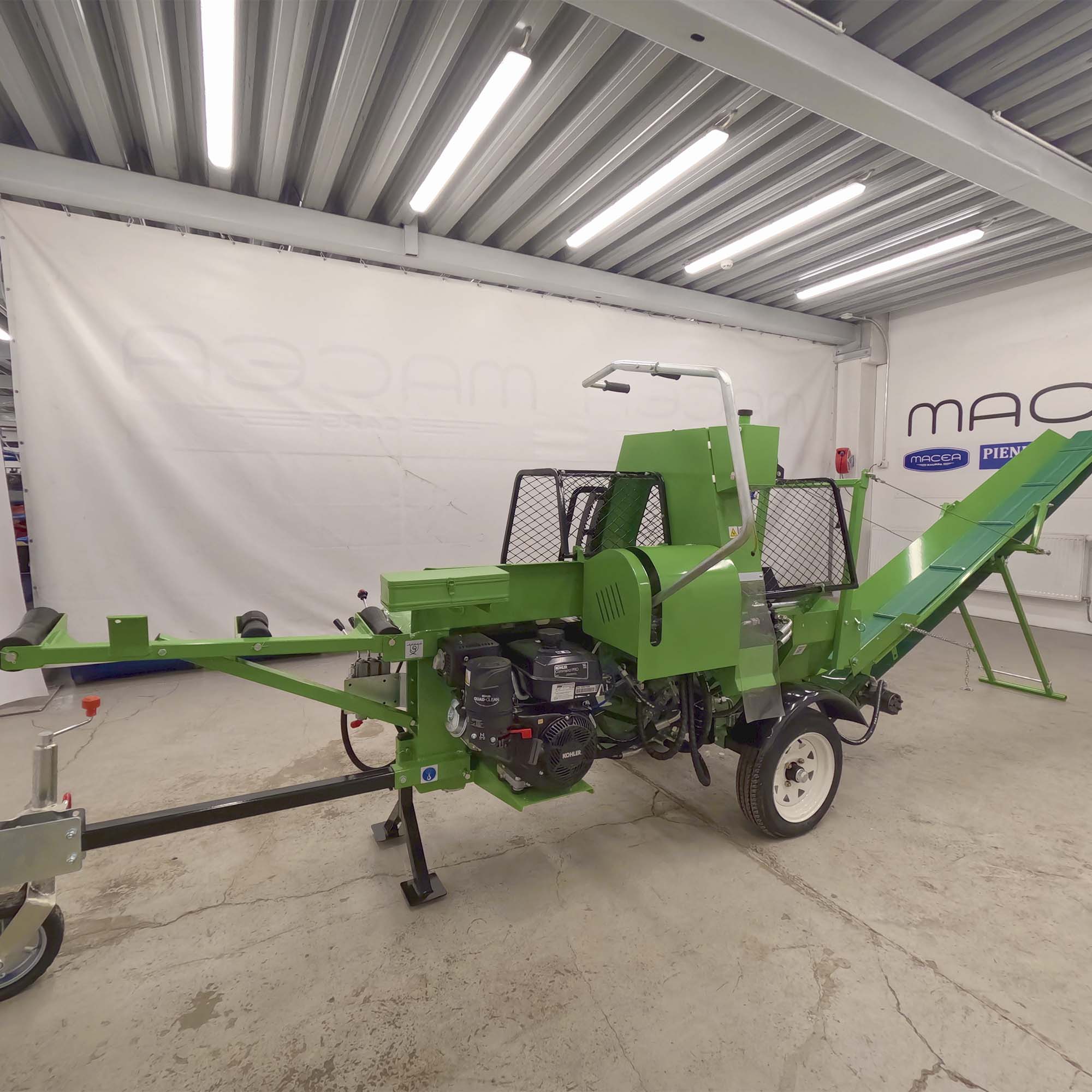 Klapikone 7 t / 14 hp bensiinikäyttöinen, Droma Wood - Image 3