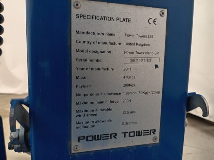 Power Tower nano SP Korista ajettava henkilönostin - Image 12