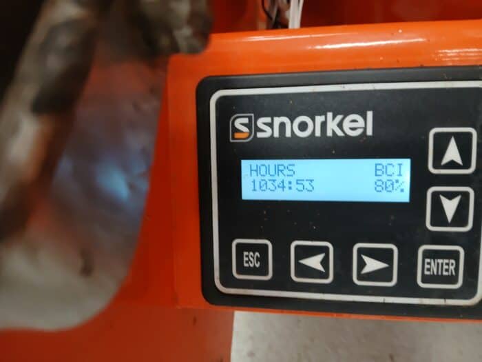 SNORKEL S3219E akkukäyttöinen saksilavanostin, Katsastettu! - Image 17