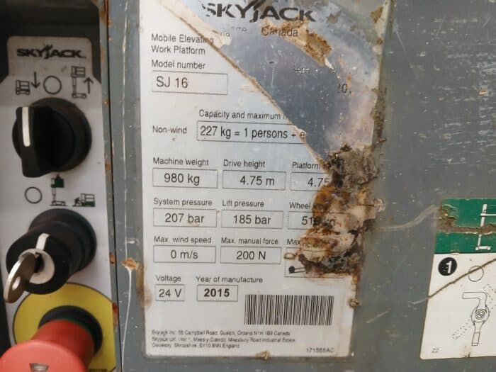 Skyjack SJ16 teleskooppipuominostin, Katsastettu! - Image 12