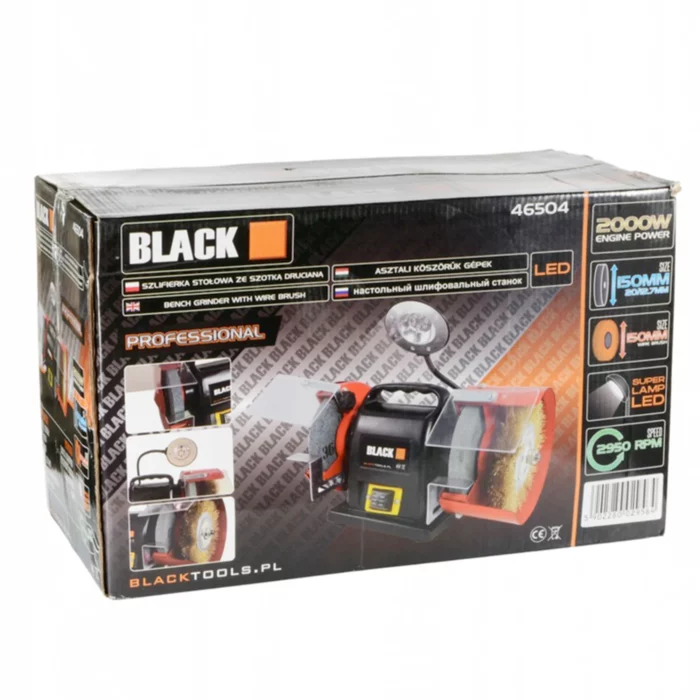 Penkkihiomakone 200 W, Black - Image 8