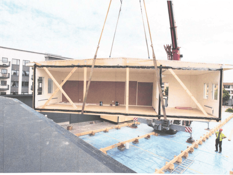 KLOSS Viipaletaloelementti n. 43m² 12x3,6m