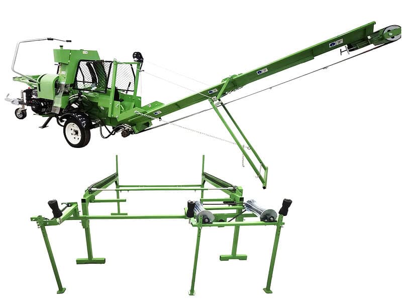 Klapikone 20 t / 14 hp syöttöpöydällä, Droma Wood