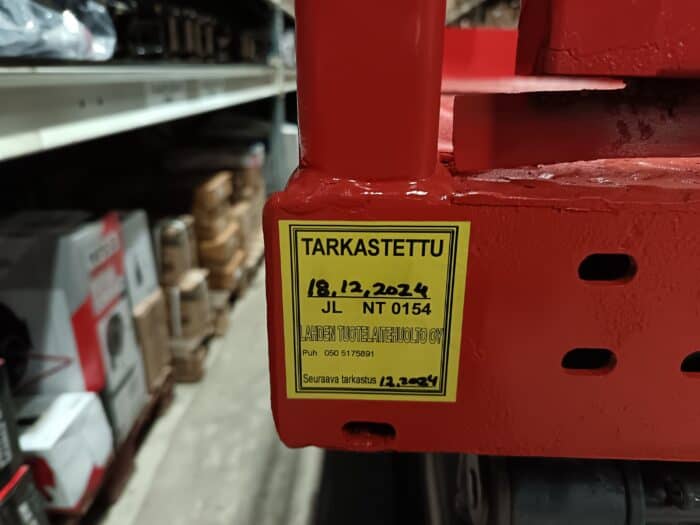 Skyjack SJ3219 saksilavanostin, Katsastettu, Uudet akut! - Image 17