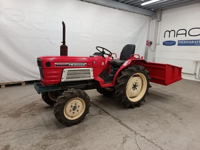 Yanmar YM2002D 4WD traktori, Uudella takakauhalla - Image 2