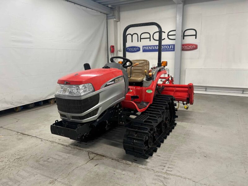 Telavetoinen Yanmar CT118 (11hv) traktori maanmuokkaimella