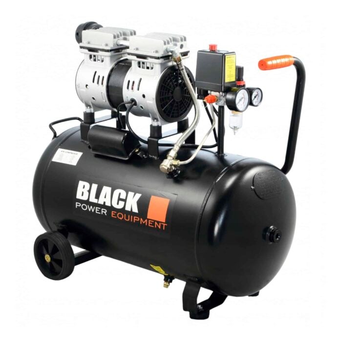 Paineilmakompressori 50 L, Black