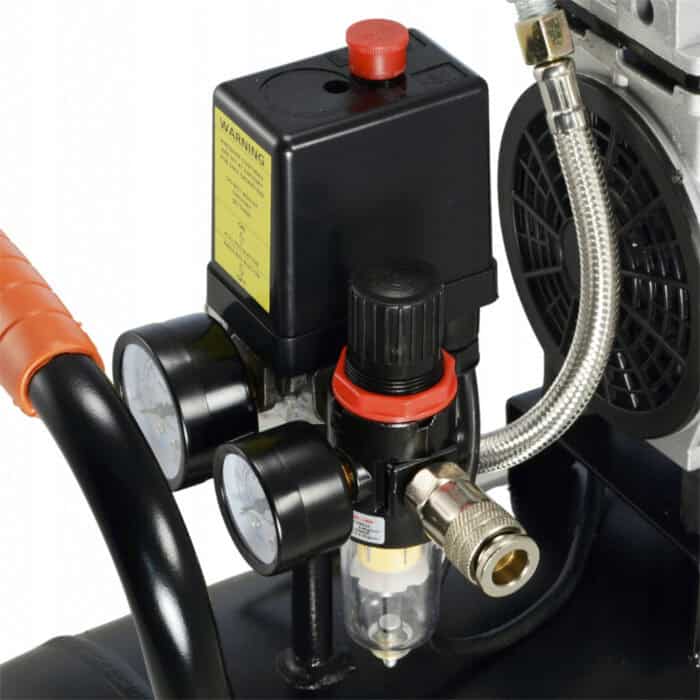 Paineilmakompressori 50 L, Black - Image 5