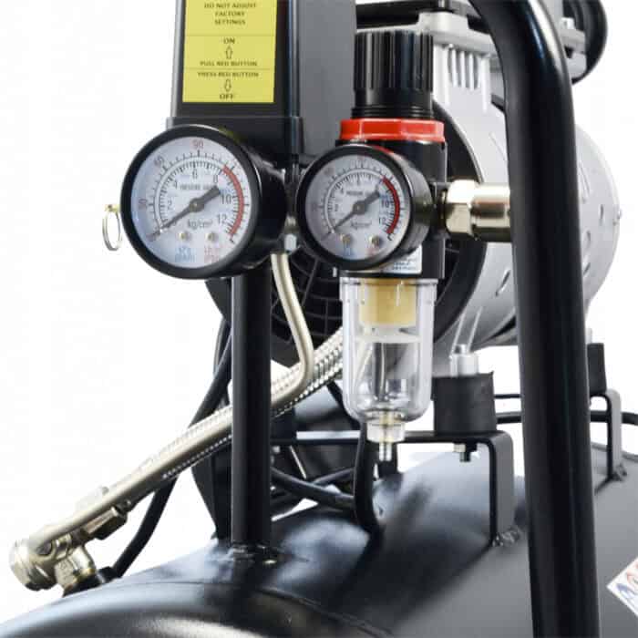 Paineilmakompressori 50 L, Black - Image 6