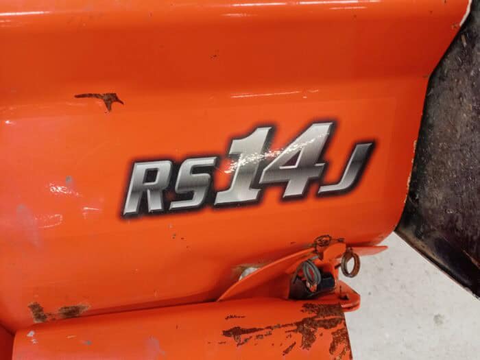 Kubota JB16 4WD traktori maanmuokkaimella, Takana telat! - Image 19