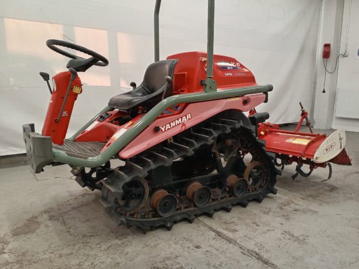 Yanmar AC10D 10hv telavetoinen traktori maanmuokkaimella - Image 5