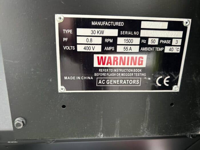Generaattori Compal Power VG-R30 41kVA - Image 14