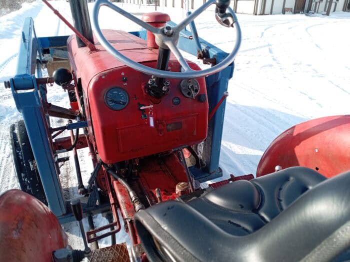 Valmet 361D traktori, Etukuormaajalla ja takalanalla - Image 18